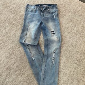 Tractr distressed jeggings 14